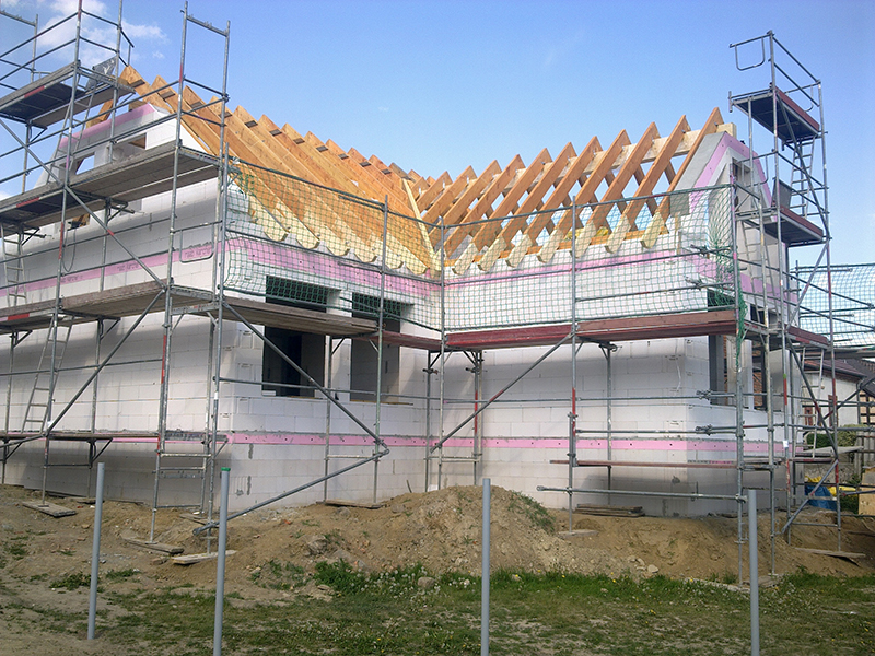 Neue Dachkonstruktion im Raum Uckermark